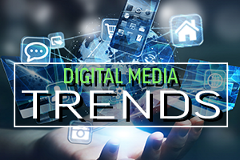 graphic depicting digital media trends