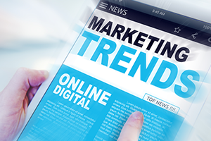 image suggestive of digital marketing trends
